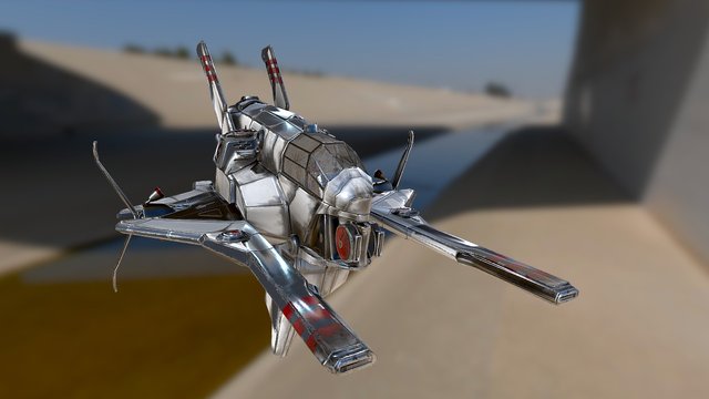 Spaceship Ok 3D Model