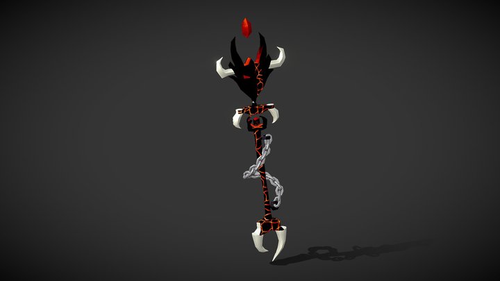 WOW - WeaponCraft - Demon Staff 3D Model