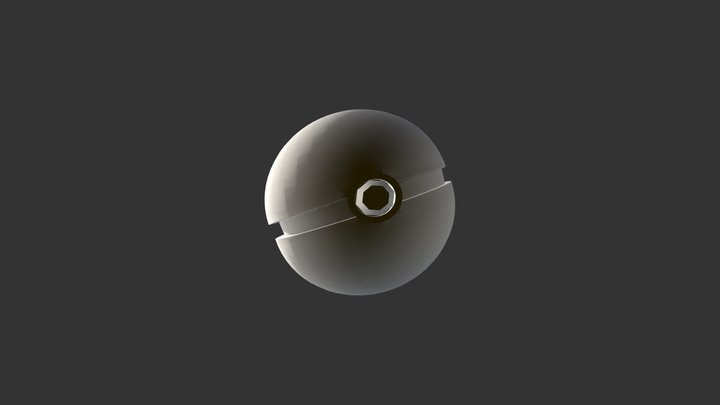 Pokeball Model 3D Model