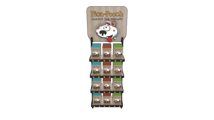 Pica-Pooch POP Retail Display 3D Model