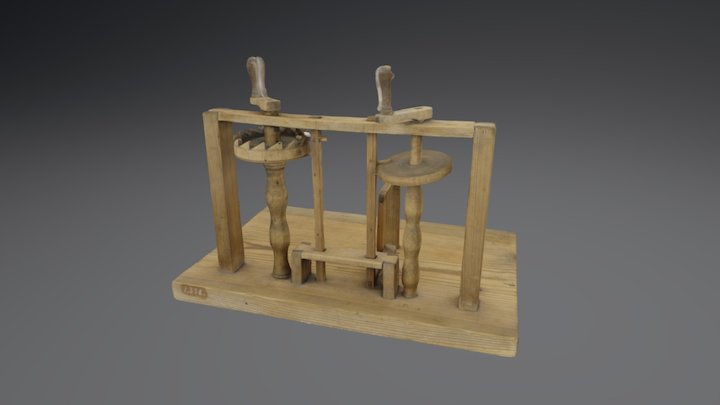 Mechanical alphabet, TM1398 (Low res.) 3D Model