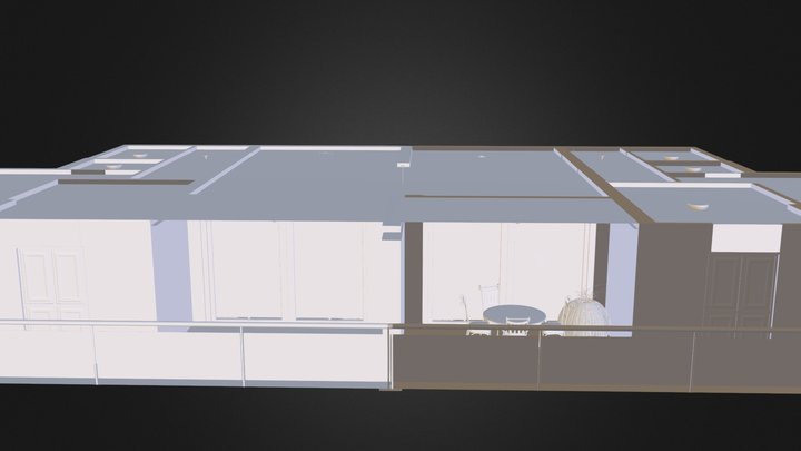 Yunuseli 4+1 apartment project 3D Model