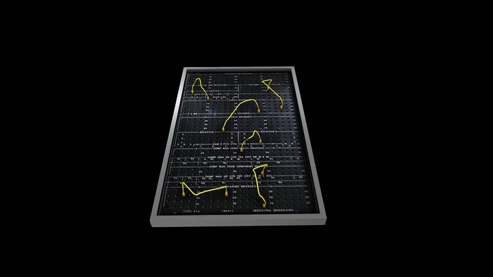 Plugboard - "Ancient" Coding 3D Model