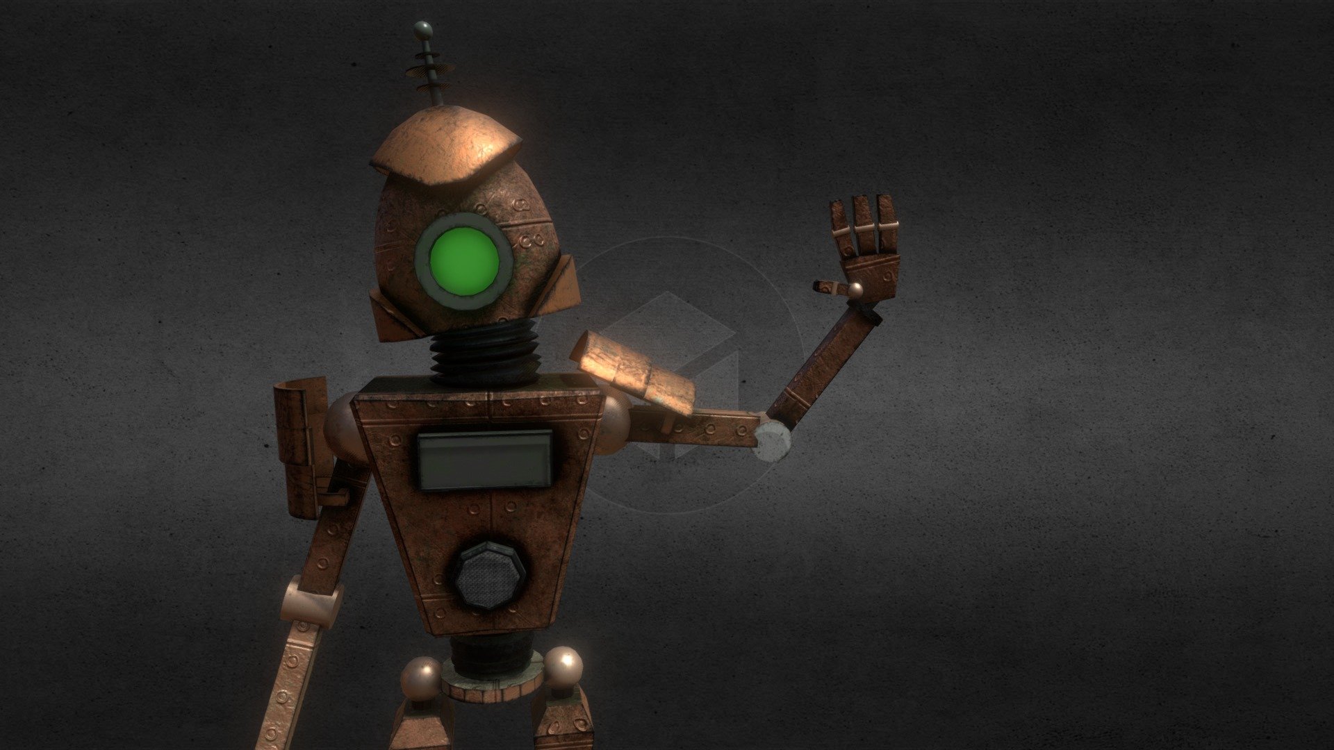 Plexi The Robot - 3D model by Finley Searle (@FinleySearle) [b4840e4 ...