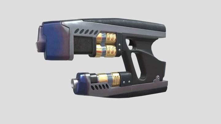 Starlord Gun 3D Model