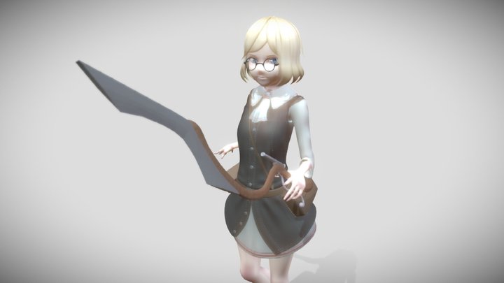 original fantasy character 3D Model