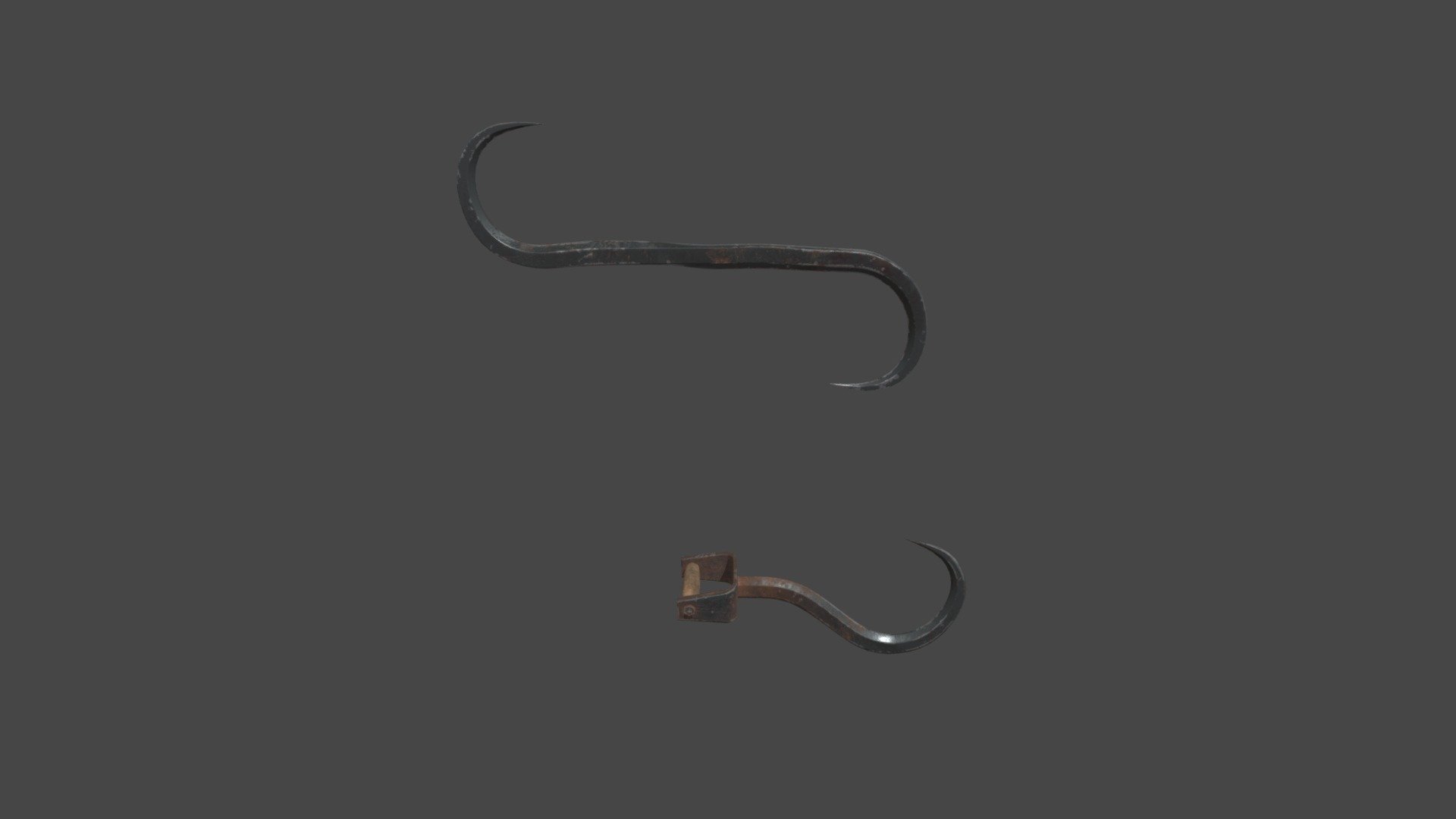 Meat hook 3D model by F1re_L1ne (mironovstas55) [b48648c] Sketchfab