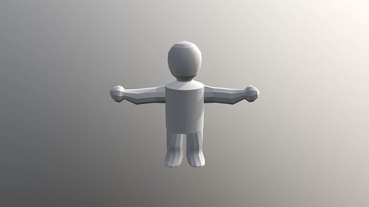 Simple Humanoid 3D Model
