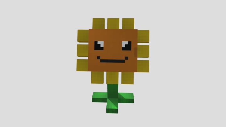 sunflower pvz 3D Model