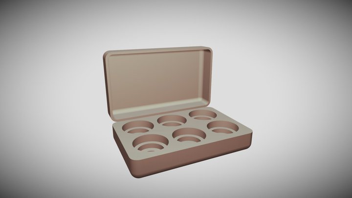 Muffin Box 3D Model