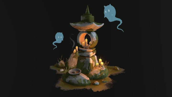 The Haunted Altar 3D Model