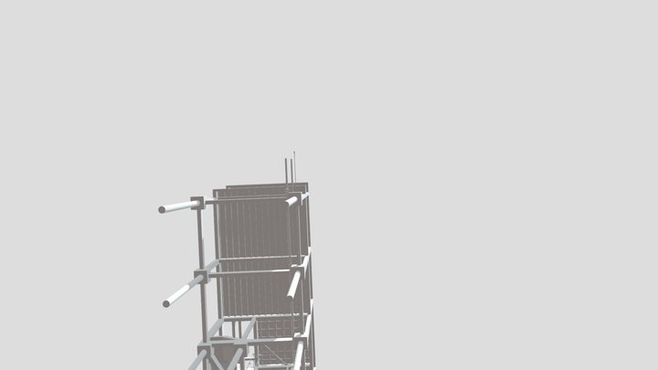 PROJETO HIDROSSANITÁRIO SOBRADO UNIFAMILIAR 3D Model