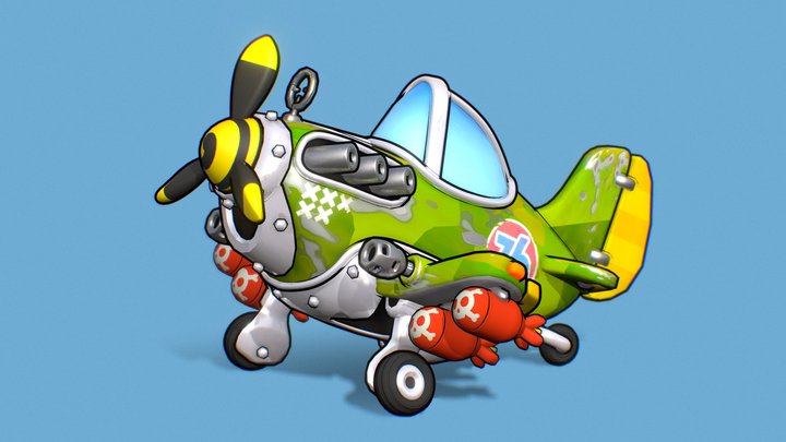 War Plane 3D Model