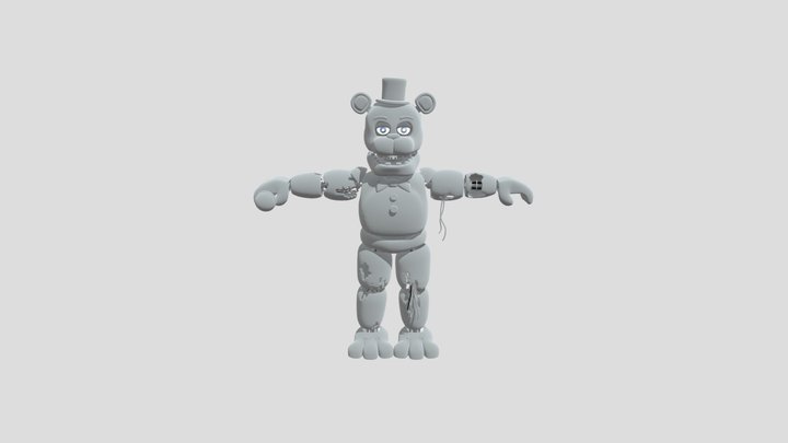 Withered_ Freddy IK 3D Model
