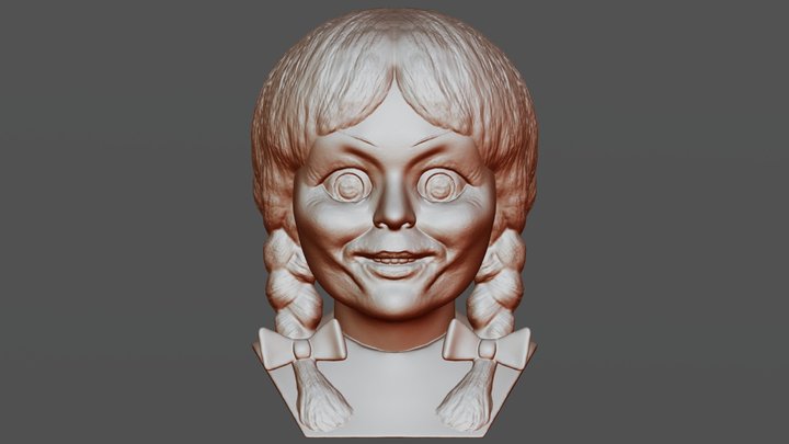 Annabelle bust for 3D printing 3D Model