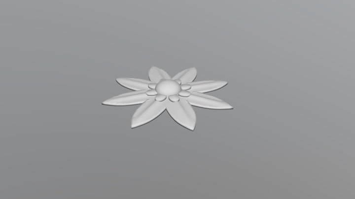 flower profile 3D Model