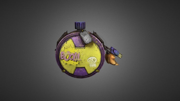 Blood Mod Borderlands texturing (Fanart) 3D Model