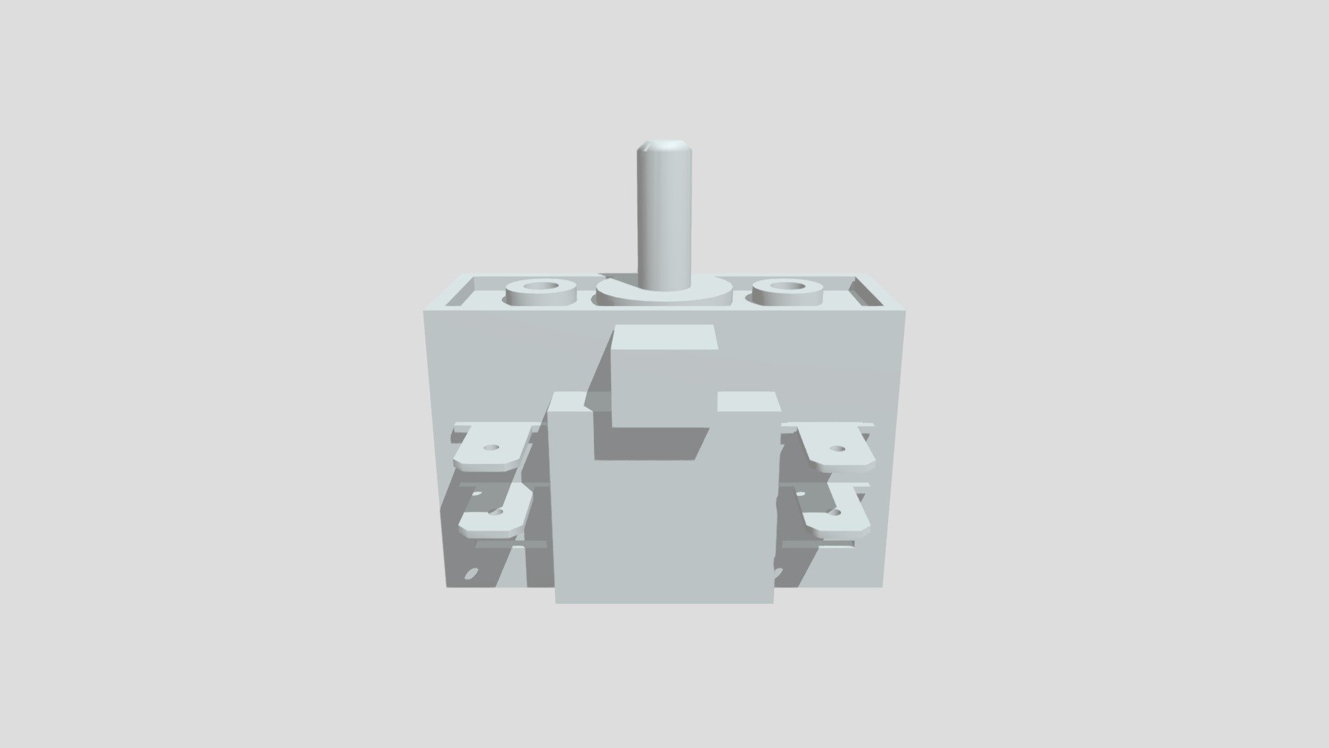 Rotary switch (three-position) - Download Free 3D model by 3dltru (@3dltru)  [b4896e6]