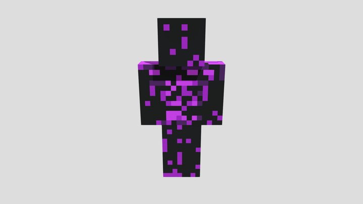 Ashswagg 3D Model – Minecraft Style Character