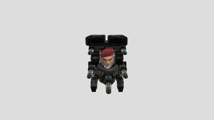 Bill tank toilet 3D Model
