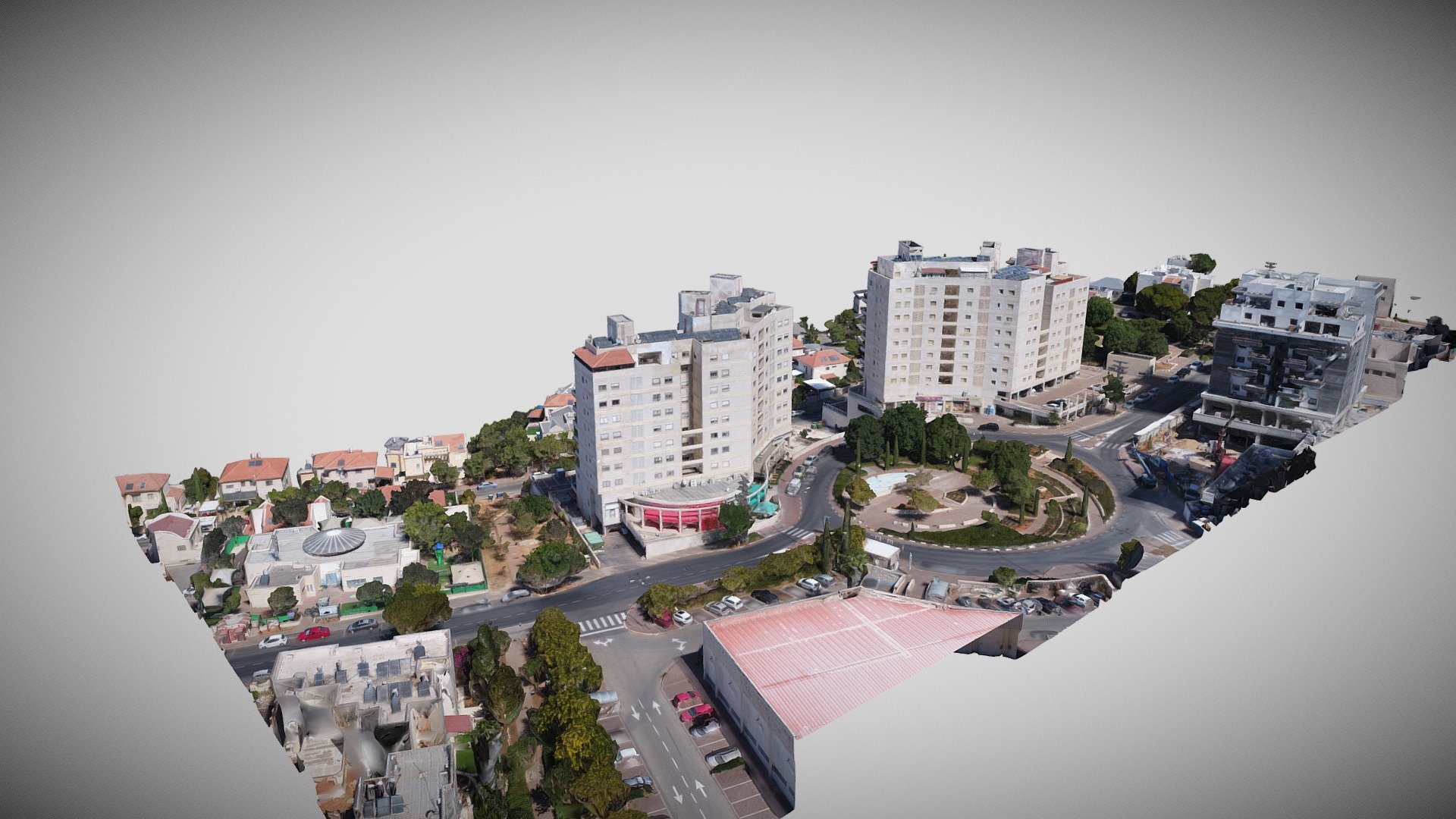 3D Model of a new Neighborhood in Ariel, Israel