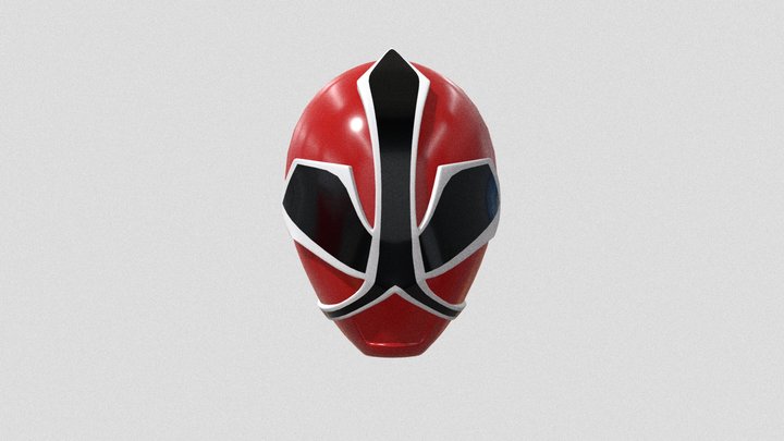 Red Ranger Helmet | PowerRangersSamurai 3D Model