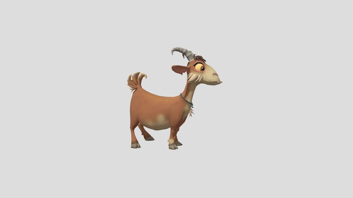 Lupe Goat 3D Model