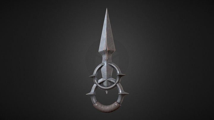Fantasy Throwing Knife 2 - HiepVu 3D Model