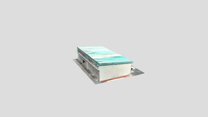 艇庫 3D Model