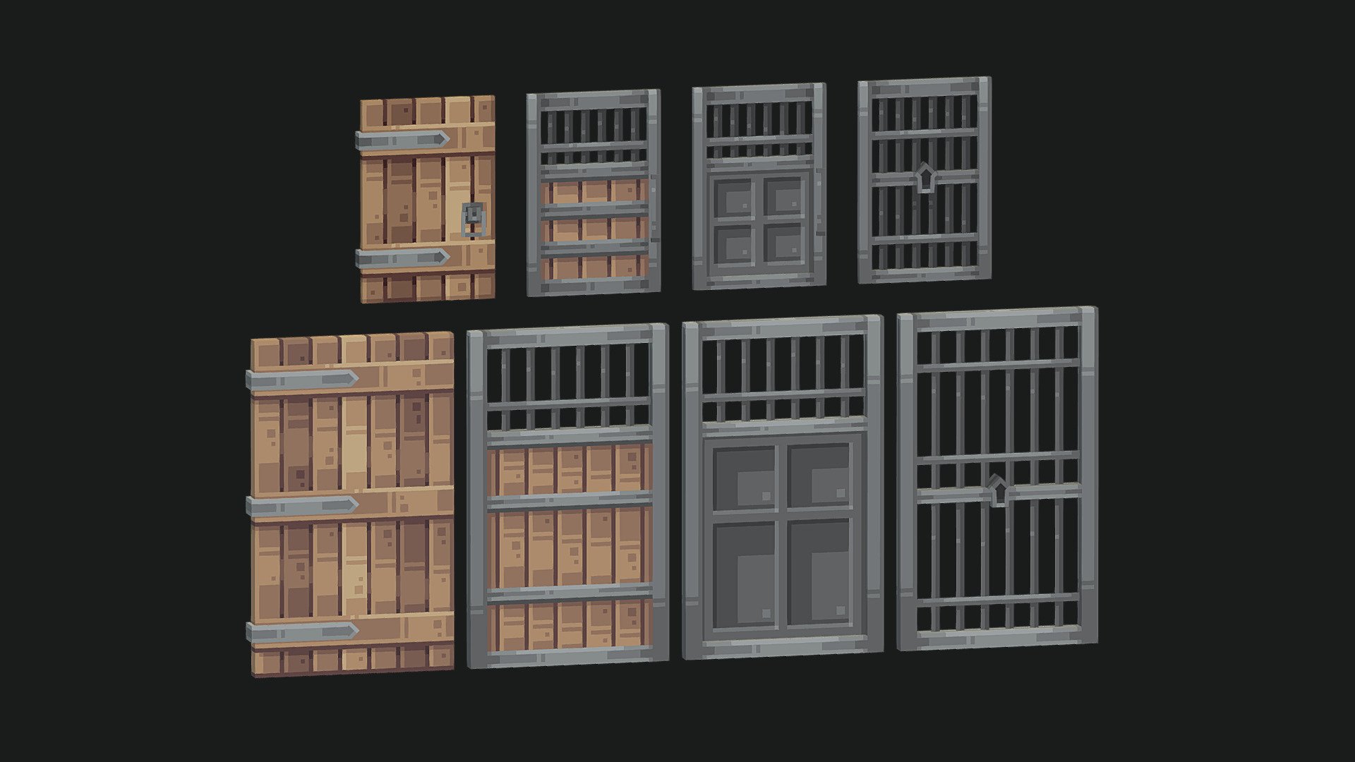 Big Medieval Doors & Gates - 3D model by Workshop Six (@workshop_six ...