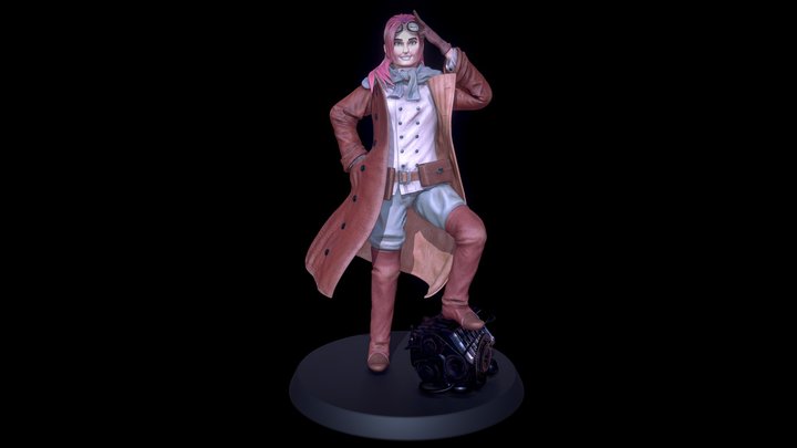 Female Explorer 3D Model