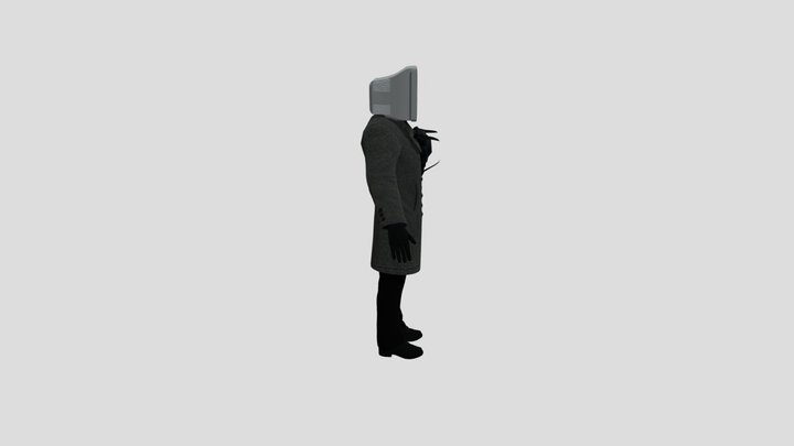 Titan_tv_man_modelo_original 3D Model