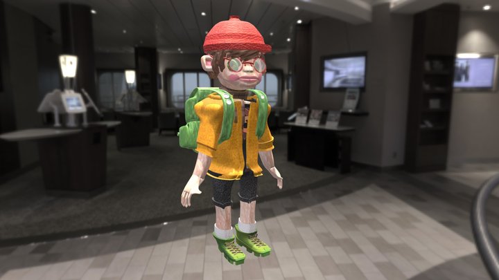 Jacob Smith (Boné + Óculos). 3D Model