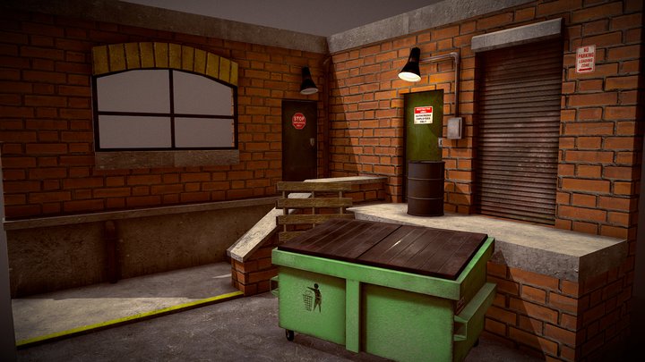 Diorama - Loading Area 3D Model
