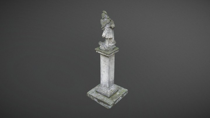 Statua św. Michała Archanioła 3D Model