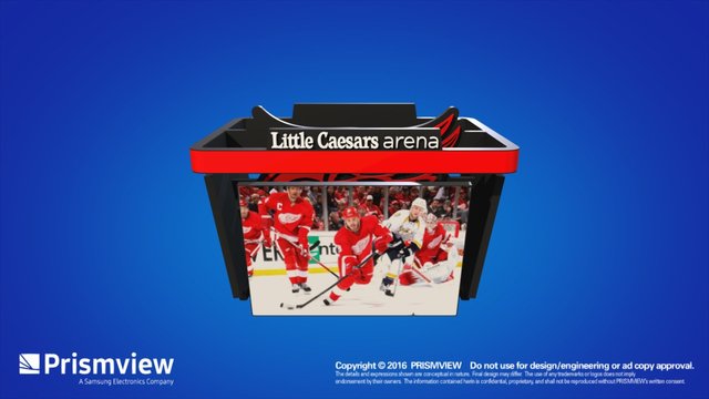 Little Caesars Arena Concept A 3D Model