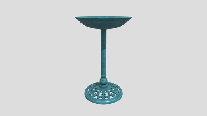 Vintage style Bird Feeder 3D Model