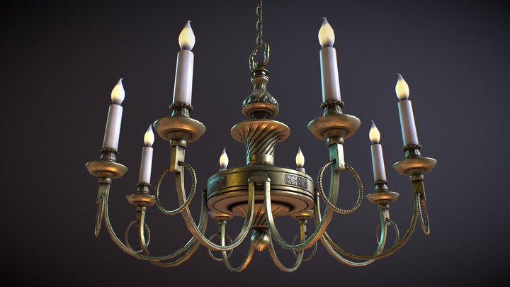 Chandelier 3D Model