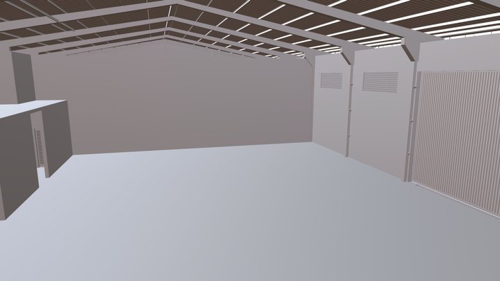 GALPÃO PRE-MOLDADO-JULIANO PENZO 3D Model