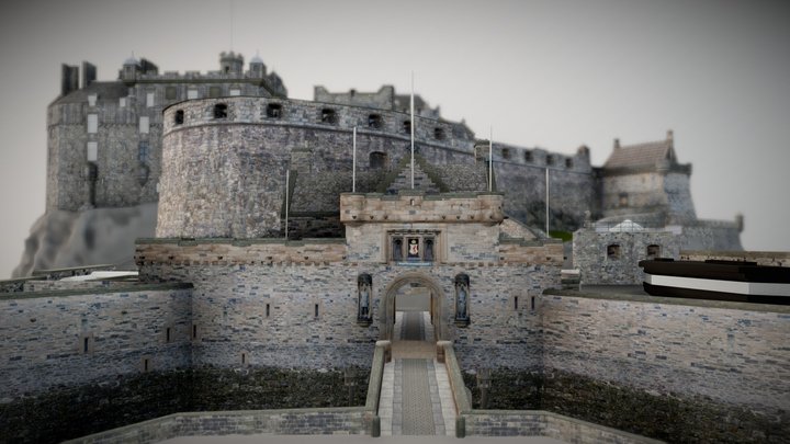 Edinburgh Castle 3D Model