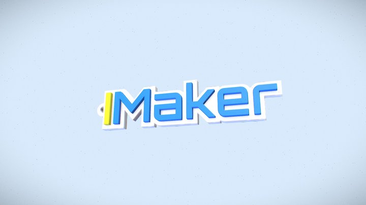 Logo 3d IMAKER 3D Model