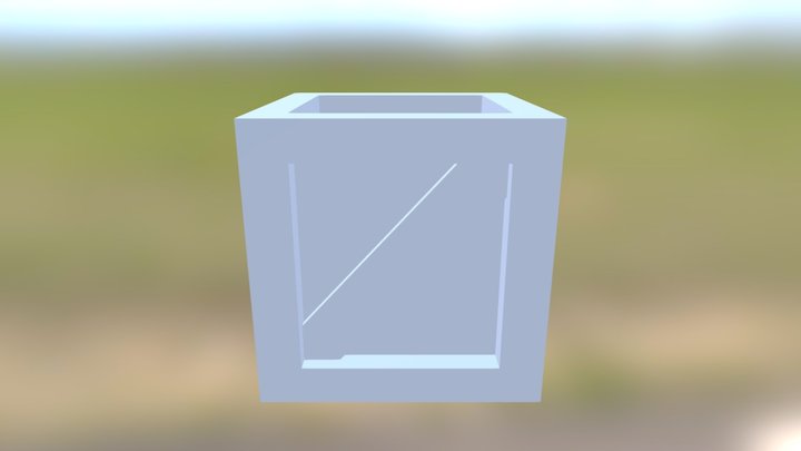 Crate 3D Model