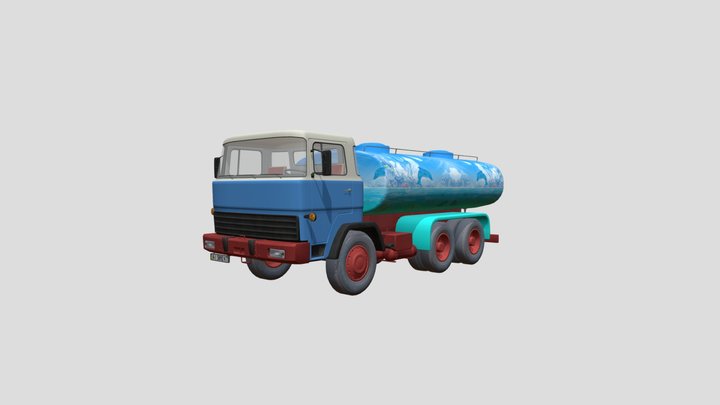 Magirus D serie water tanker – Free 3D Model STL
