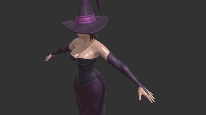 Witch 3D Model
