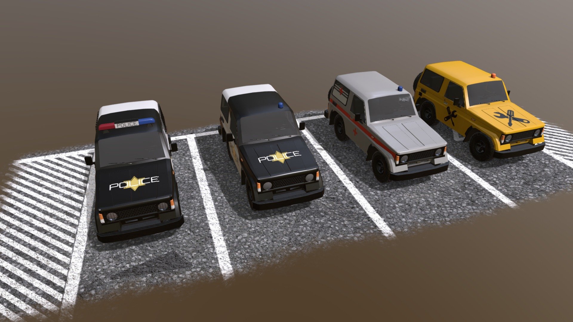 Low Poly Vehicle Mini Pack 4.1