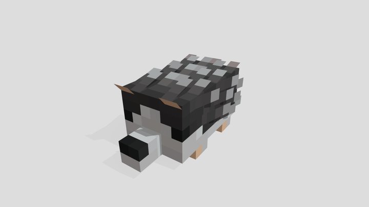 Hedgehog (Minecraft) 3D Model