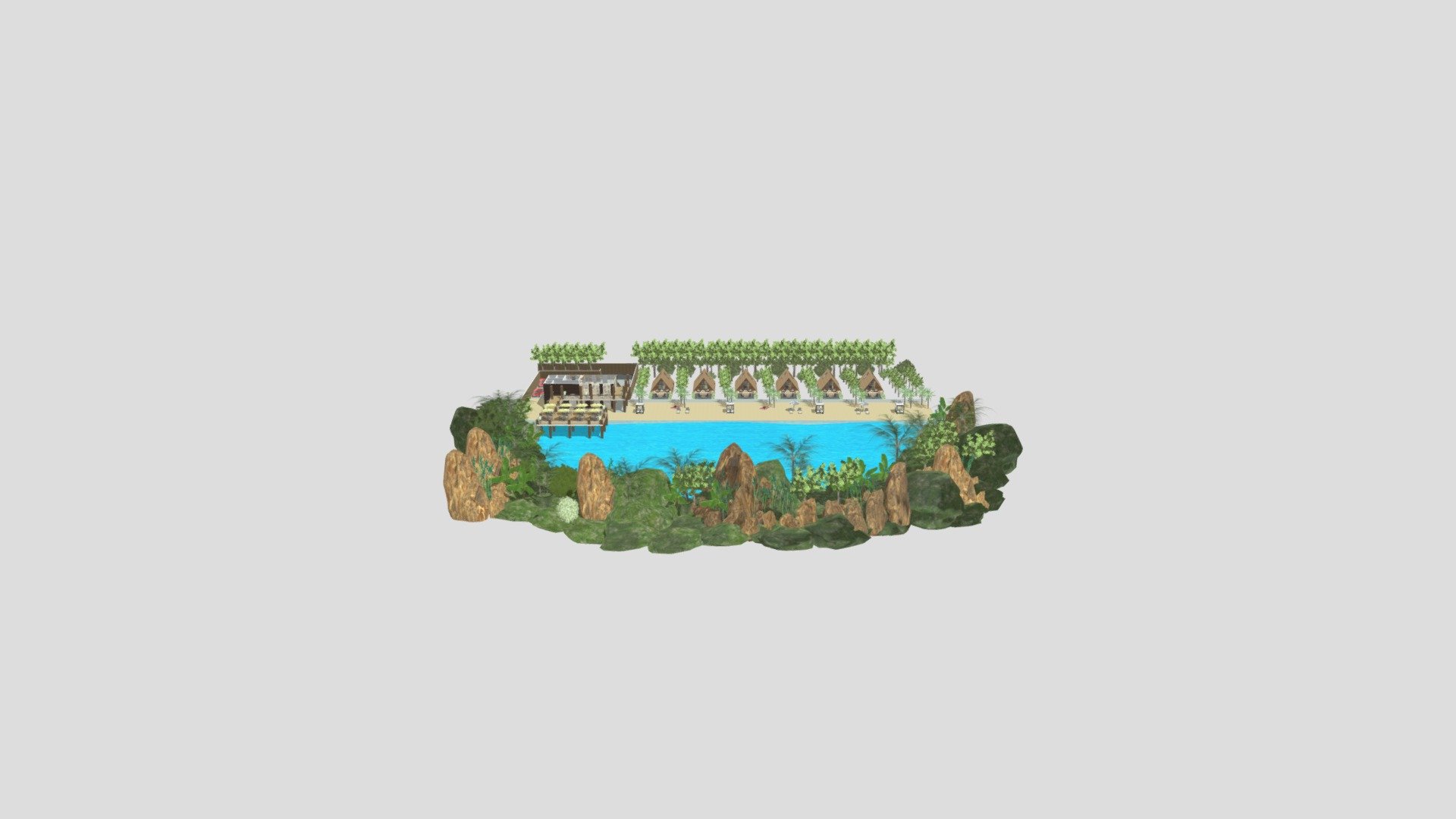 Lakeside camping resort