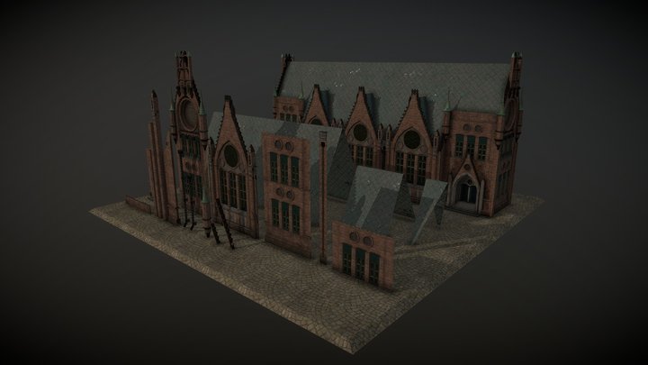 Burg Set1 3D Model