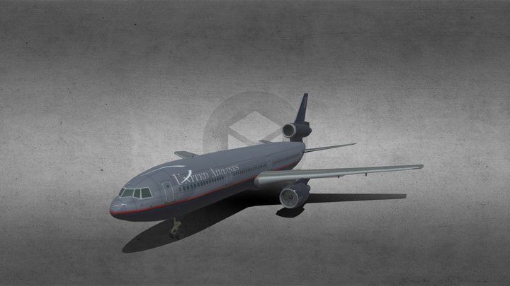 Douglas Dc-10 3D Model