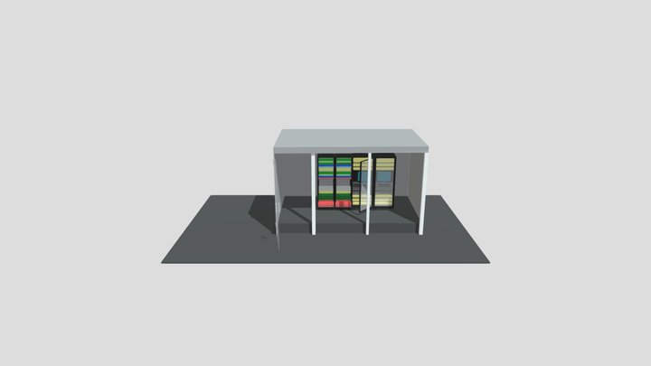 Server Room1 3D Model
